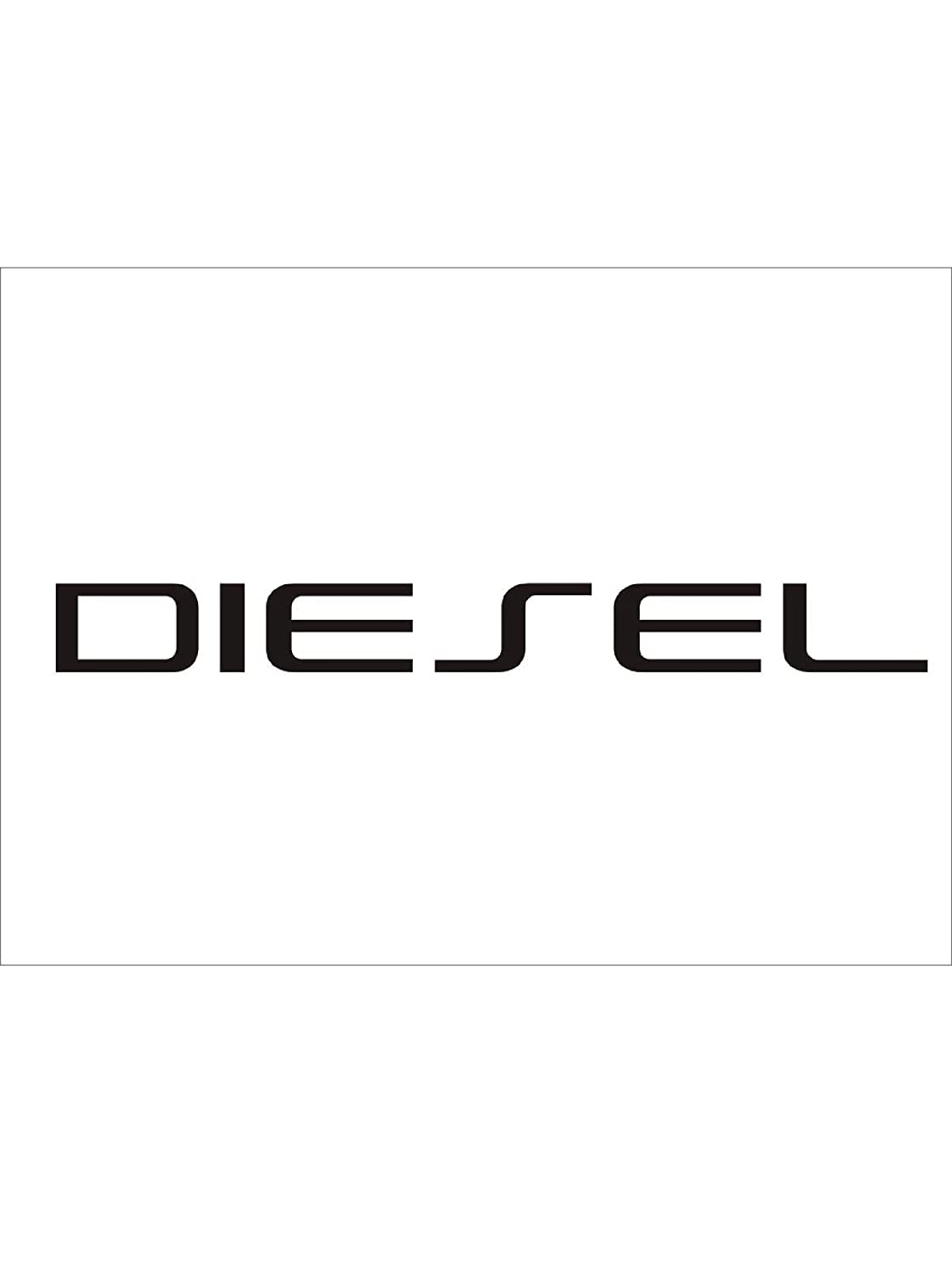 Diesel Fuel Tank Sticker | Black Print – UK Automotives